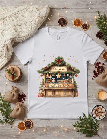 Holiday Graphic Tees- Christmas Market #01