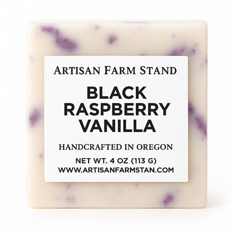 Black Raspberry Vanilla Bar Soap