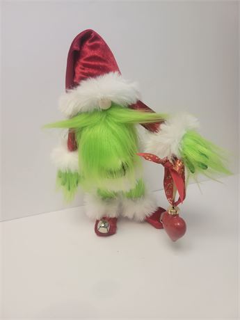 Santa Grinch Gnome 18.5" Poseable