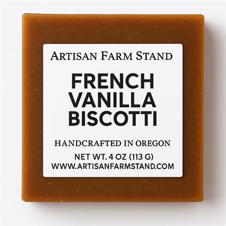 French Vanilla Biscotti Bar Soap
