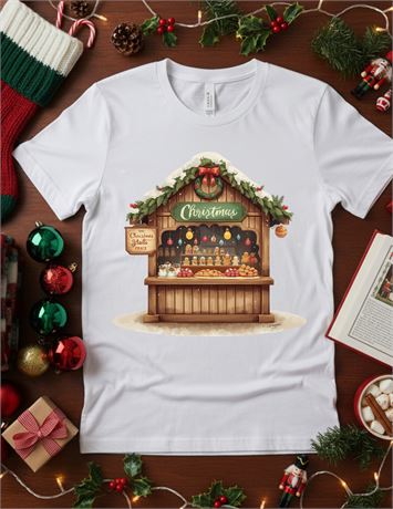 Holiday Graphic Tees- Christmas Market #02