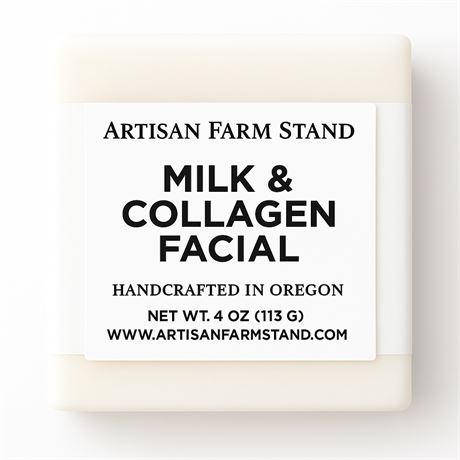 Milk & Collagen Facial Bar Soap