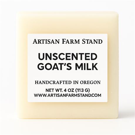 Unscented Goat’s Milk Bar Soap