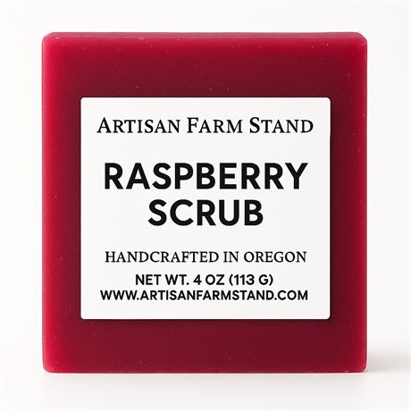 Raspberry Scrub Bar Soap