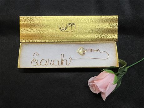 Personalized Wire Bookmarks