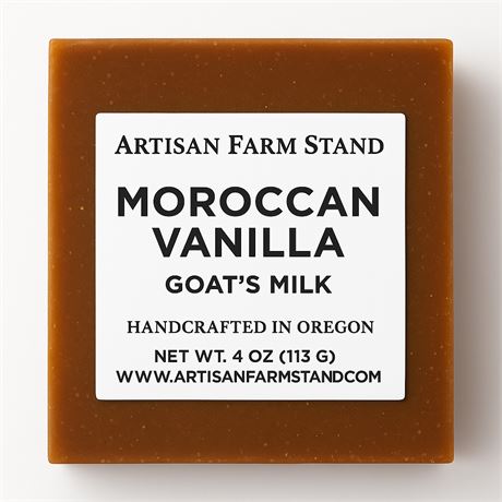 Moroccan Vanilla Goat's Milk Bar Soap