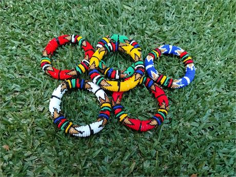 Beaded rope bracelet