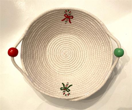 Xmas rope basket