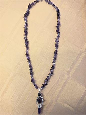 Amethyst Necklace & Pendant